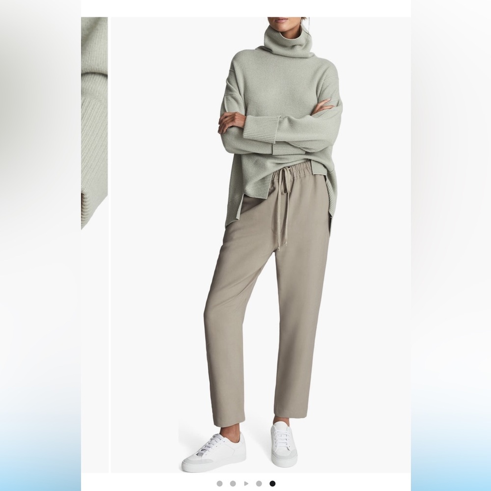 Reiss Fern Drawstring Pants wool‎ blend size 6 NWT